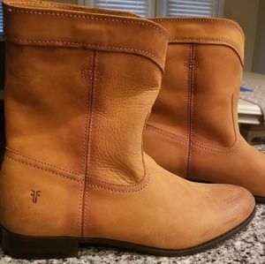 Frye natural ankle boots